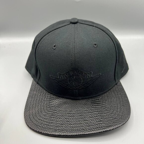 Air Jordan Wings Hat Men Black Jumpman Snap Back Cap‎